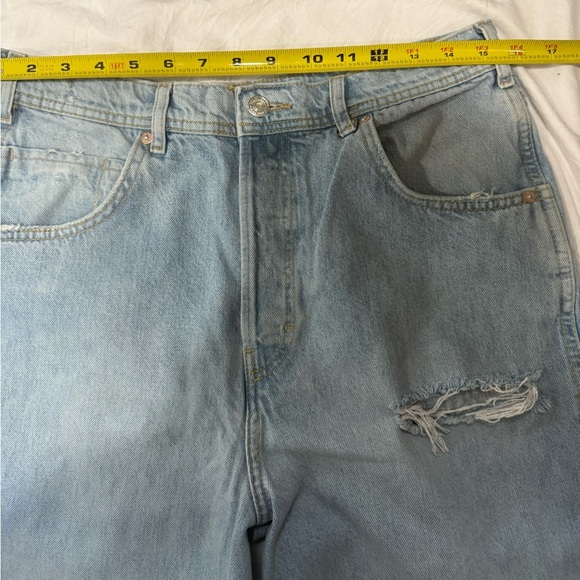 Urban Outfitters Blue Flare Wide Leg Jeans - Picture 14 of 14